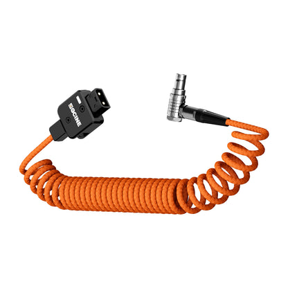 ZGCINE DT-LM DTap to Lemo 2Pin Male Power Cable for Select RED ARRI and SONY Camera
