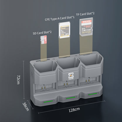 PC3-FZ100 Travel Charging Case for SONY NP-FZ100 Camera Battery(Grey）