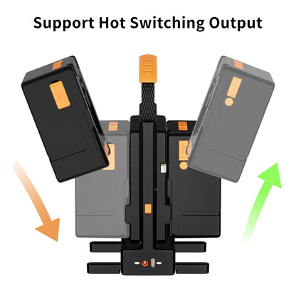 Charging Kit Combo 1 with VM-C2 dual charger and 2 V99 Pro V-mount batteries