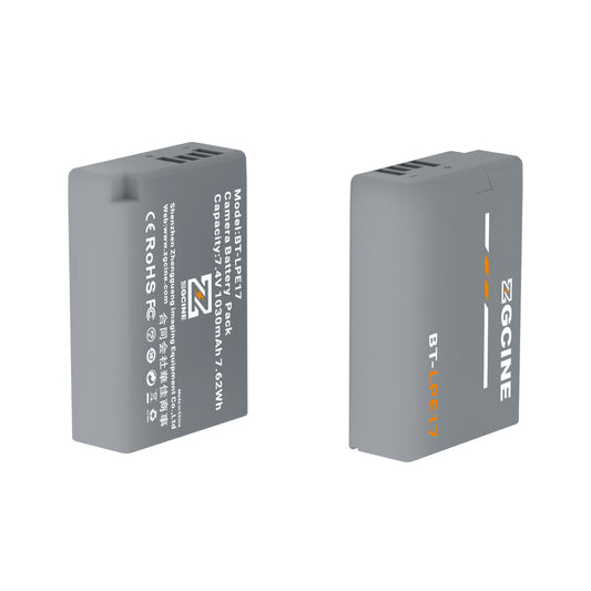 ZGCINE BT-LPE17 Camera Battery for Cano Camera (1030mAh Grey)