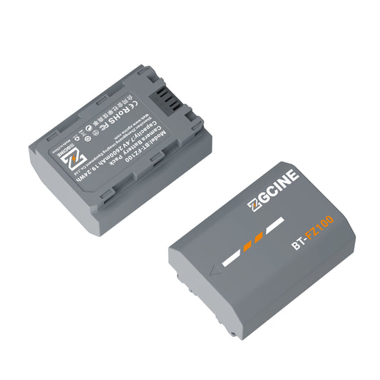 ZGCINE BT-FZ100 Camera Battery for SONY Camera (2600mAh Grey)