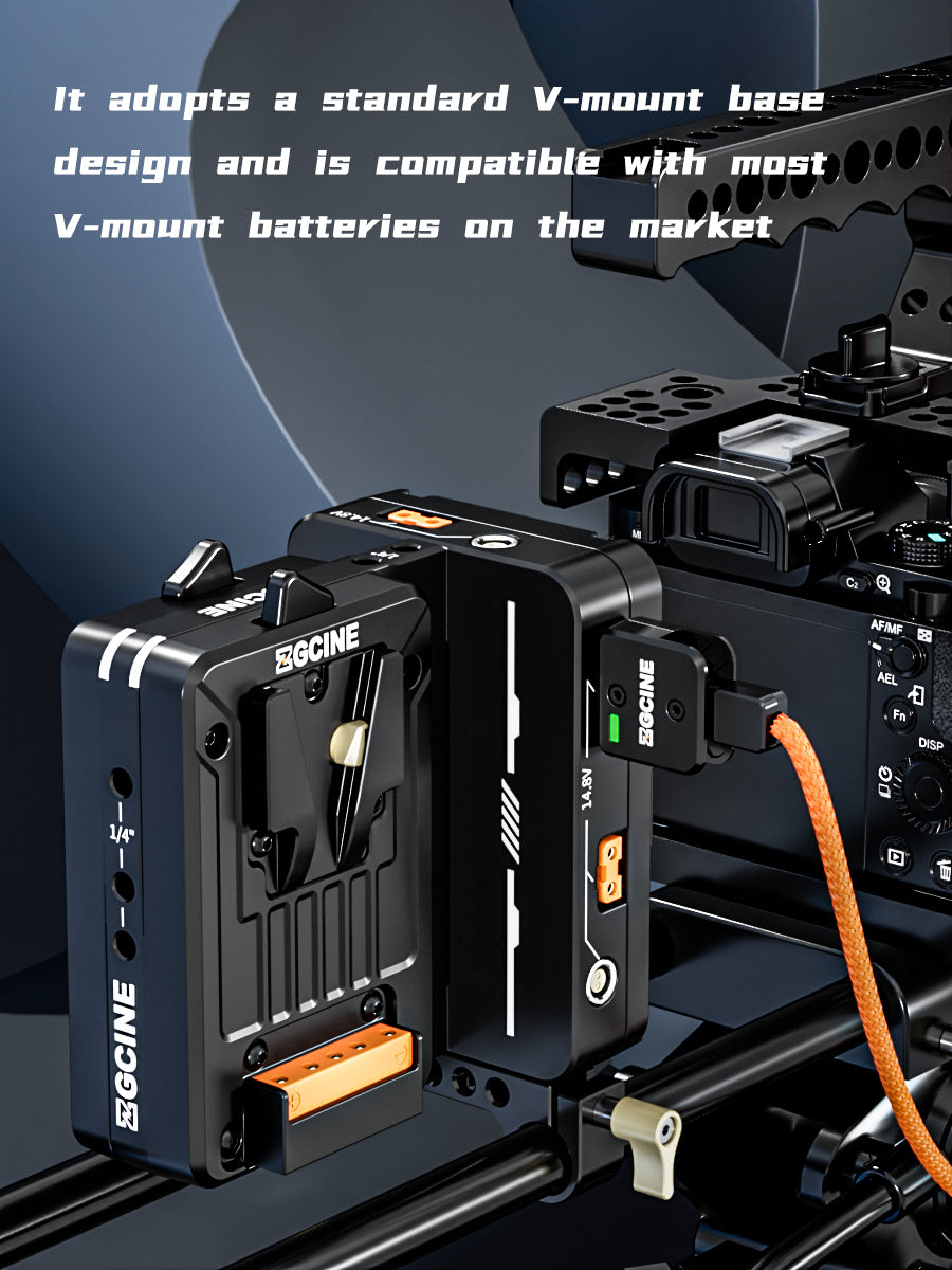 Cinema Set 1 with HS2 Hot Swap Sharkfin V Mount Plate and 2 V99