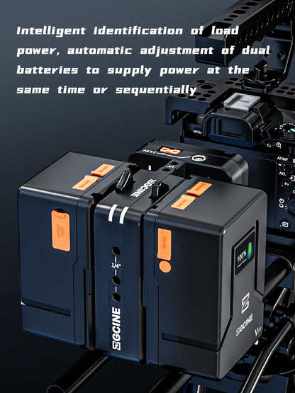 Cinema Set 1 with HS2 Hot Swap Sharkfin V Mount Plate and 2 V99 Pro V-mount batteries