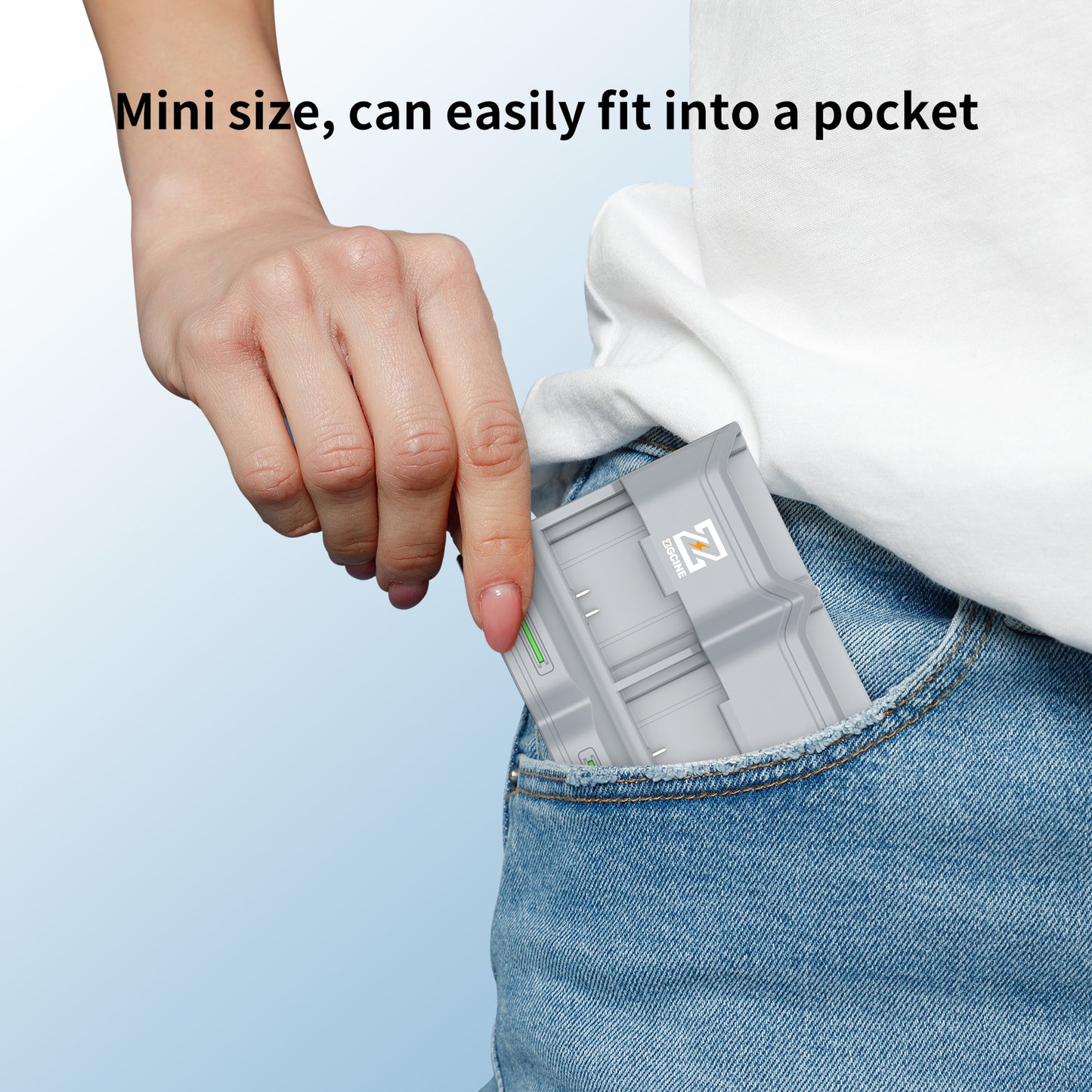 PC2-FZ100 Travel Charging Case for SONY NP-FZ100 Battery(Grey）