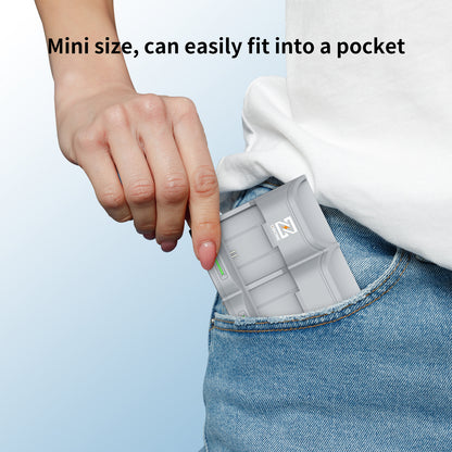 PC3-LPE6 Travel Charging Case for Canon LPE6/NH/E6P Battery(Grey）