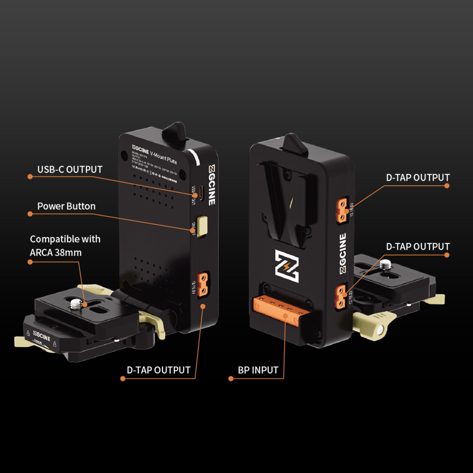 Creator Set Combo 1 with VM-VP4 Quick-release V Mount Plate+