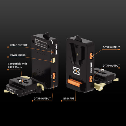 Creator Set Combo 1 with VM-VP4 Quick-release V Mount Plate+ V99Pro V Mount Battery