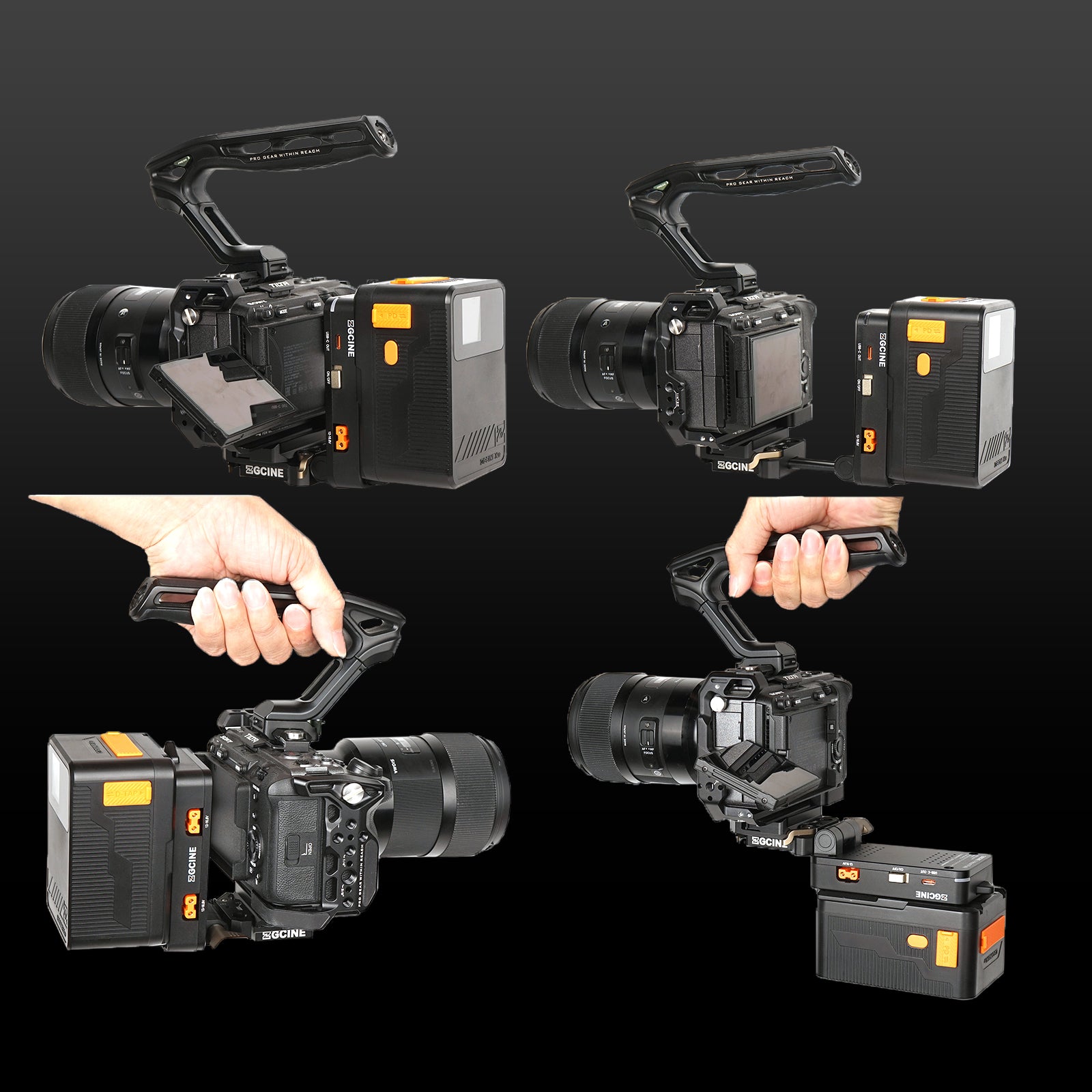 Creator Set Combo 1 with VM-VP4 Quick-release V Mount Plate+