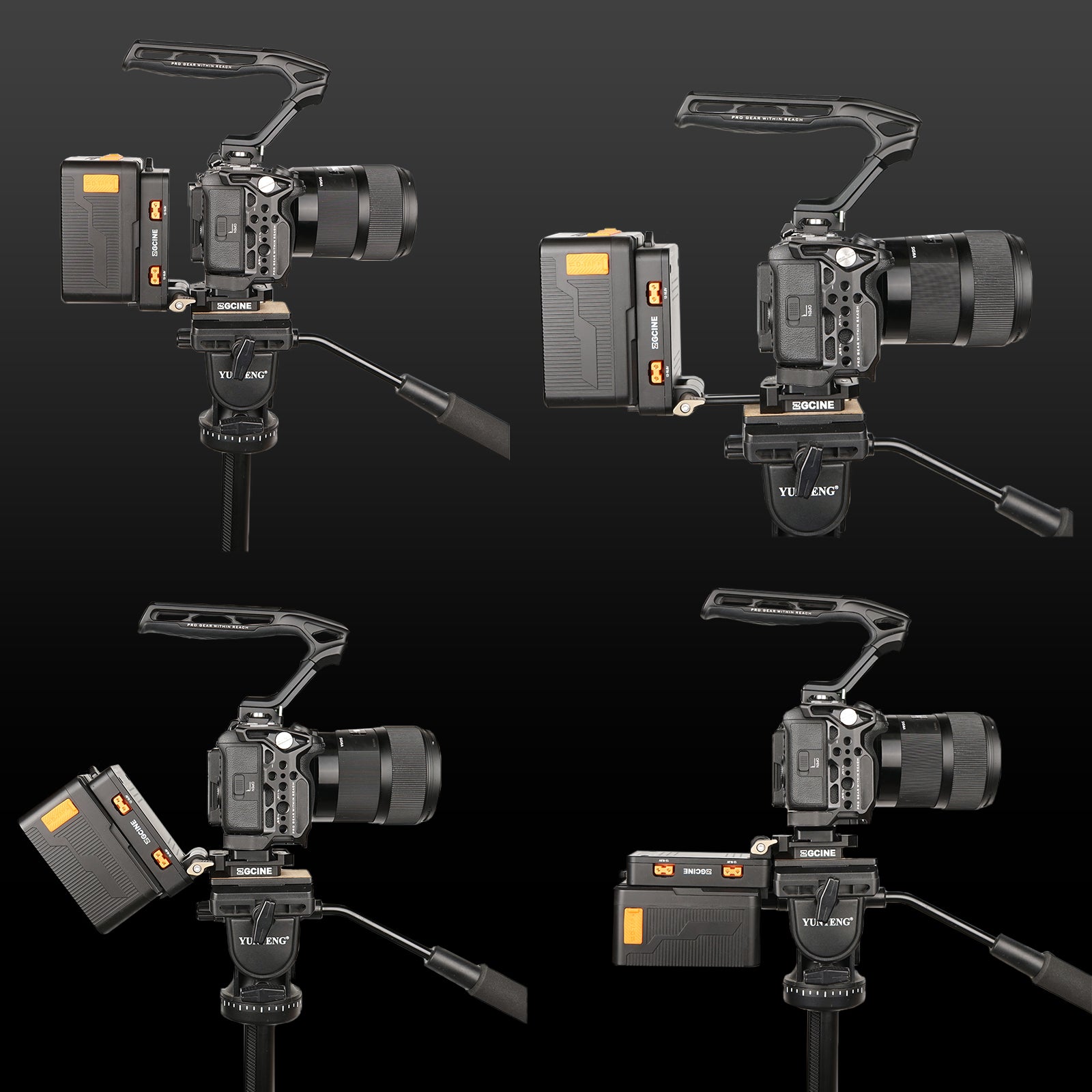 Creator Set Combo 1 with VM-VP4 Quick-release V Mount Plate+
