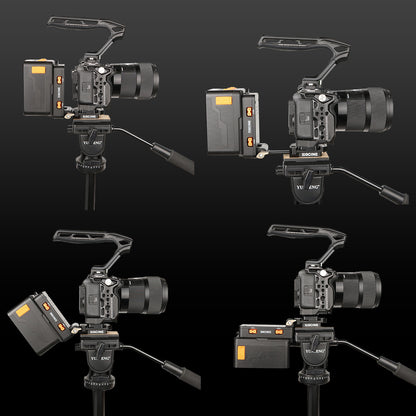 Creator Set Combo 4 with VM-VP4 Quick-release V Mount Plate+ V99Pro V Mount Battery +DT-FZ100 dummy battery