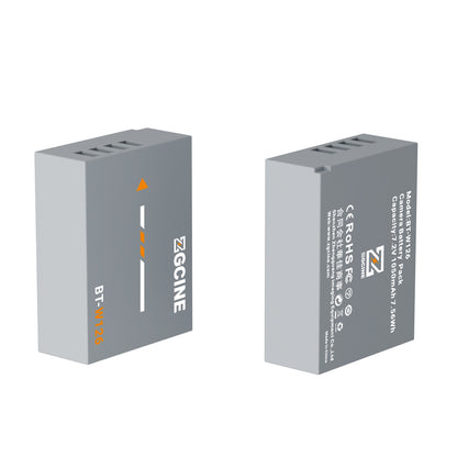 ZGCINE BT-W126 Camera Battery for Fujifilm Camera (1050mAh Grey)