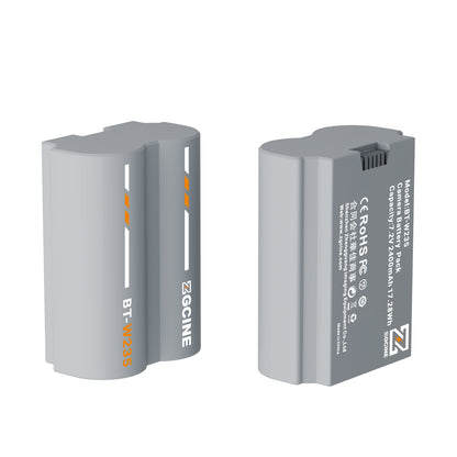 ZGCINE BT-W235 Camera Battery for Fujifilm Camera (2400mAh Grey)