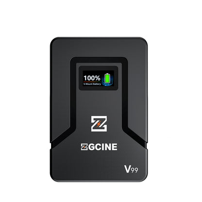 ZGCINE ZG-V99 V-mount Battery 99WH 6800mAh Pocket Size with PD Fast Charging