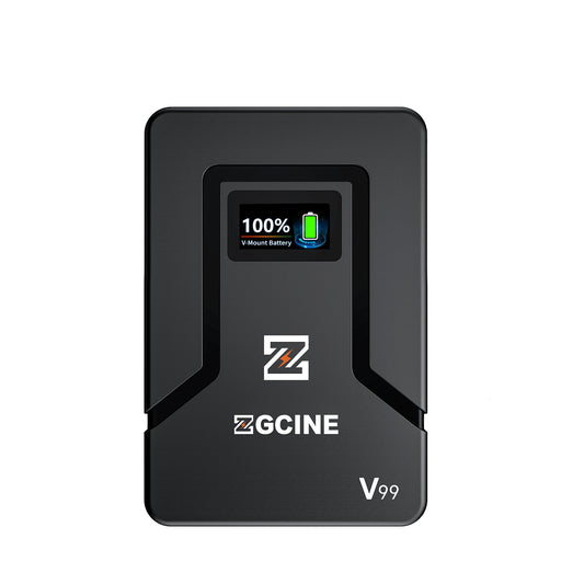 ZGCINE ZG-V99 V-mount Battery 99WH 6800mAh Pocket Size with PD Fast Charging